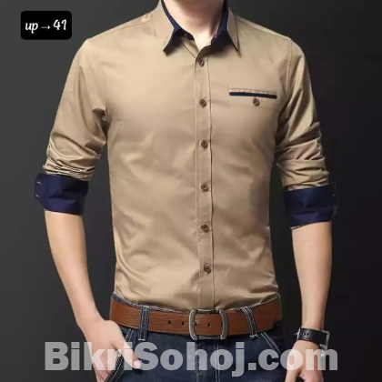 Men`s Exclusive Cotton Shirt (Long sleeve)